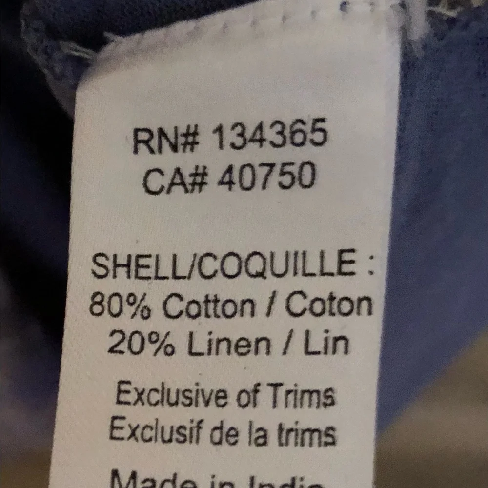 NWT Top Sigrid Olsen Long Sleeve Embroidered - Picture 7 of 7